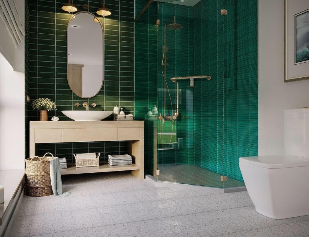 Emerald Green Subway Tile